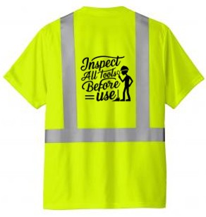 Safety Rules- Concrete- 6 different shirts in package