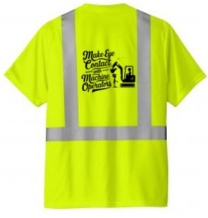 Safety Rules - Utility Work- 6 different shirts in each package